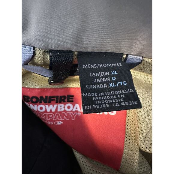 Bonfire Men’s XL Snowboarding Fusion Series Jacket Layered Insulated Hooded - Picture 15 of 15